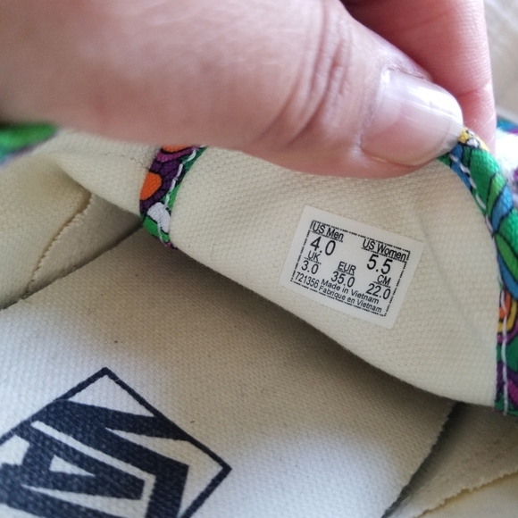 Vans | Old Skool Tapered Mushroom Floral Print Sneakers - Picture 9 of 9